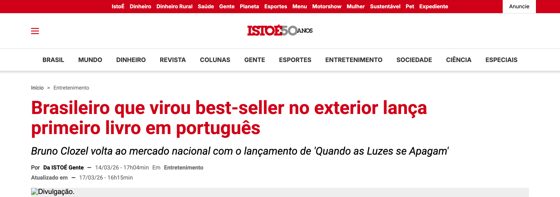 Matéria sobre Bruno Clozel