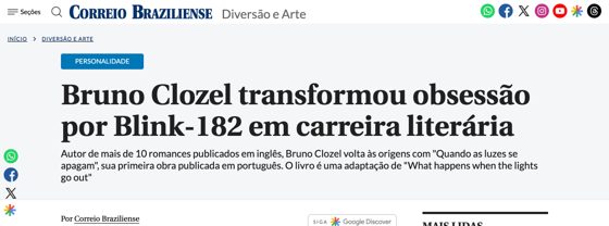 Matéria sobre Bruno Clozel